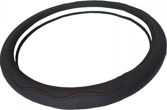 Car Steering Wheel Cover M-2 with Diameter 37-38cm Synthetic Black