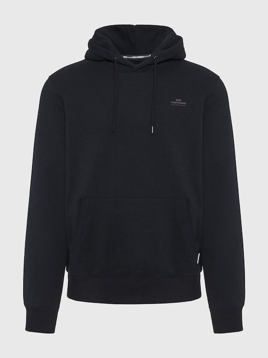 Funky Buddha Men's Sweatshirt with Hood and Pockets Black