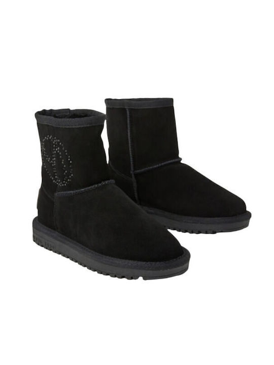 Pepe Jeans Kids PU Leather Boots Black