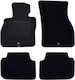 Set of Front and Rear Mats 4pcs for Mini Clubman 2015 Black