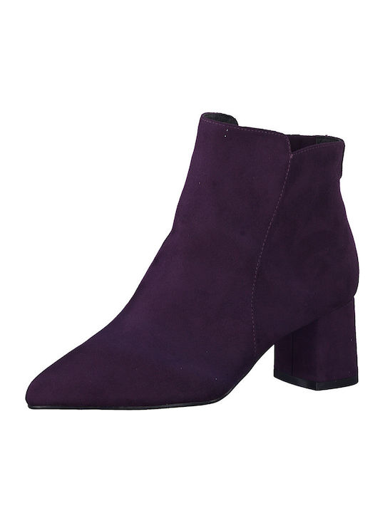 Stiefeletten Damen Lila