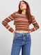 Jack & Jones Women's Long Sleeve Sweater Striped Multicolour