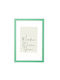 Wooden Photo Frame with Turquoise Frame