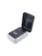 Wall-Mounted Combination Key Holder Metallic with Combination Dial 9.5x5x12.5cm