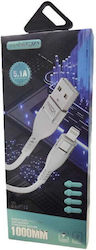 Treqa CA-8782 Regular USB-A la Cablu Lightning ...