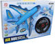 Blue Toys Επιβατικό Air Bus Φως Τηλεκατευθυνόμενο Αεροπλάνο