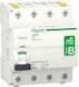 Schneider Electric Ρελέ Ράγας Διαρροής 40A Τετραπολικό