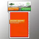 Blackfire Entertainment Blackfire Small Card Sleeves Japanese Size 60τμχ Πορτοκαλί