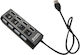 G1560-12859 USB Хъб с 4 USB 2.0 Порта и USB-A Връзка