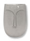 keleman Übertopf Keramik Gray 14.5x14.5x18εκ.