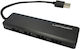 LC-Power v2 USB Hub with 5 Ports USB 3.2 with USB-A Connection