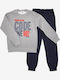 Kinder Sweatpants Set - Jogginganzug Gray 2Stück