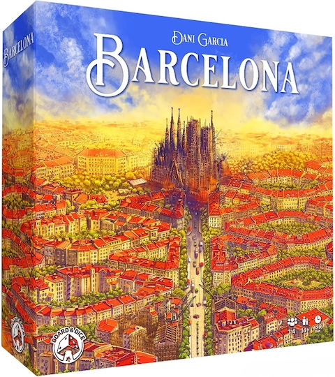 Board Game Barcelona for 1-4 Players 14+ Years Old (EN) Board & Dice