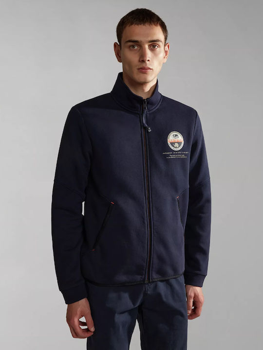 Napapijri Bargus Men's Cardigan Navy Blue