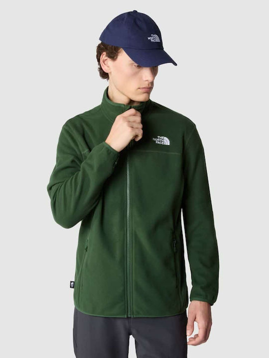 M 100 Glacier Men's Fleece Cardigan Green