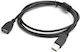 Sonoff USB 2.0 Cable USB-A male - USB-A female Μαύρο 1.5m (80104)