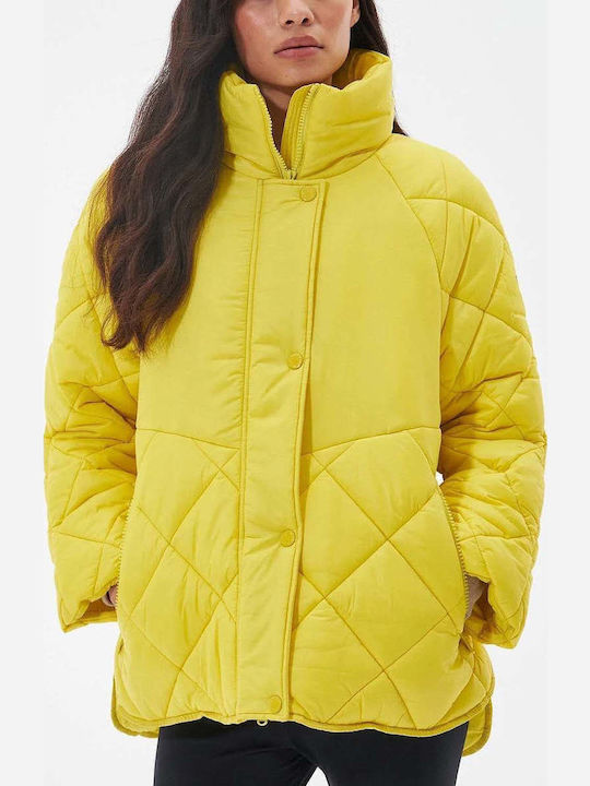 Barbour Μπουφάν Puffer Κίτρινο