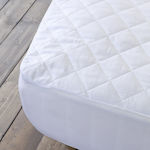 Olia Home Semi-Double Quilted Mattress Cover Fitted White 120x200+30cm