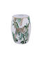 Stool For Living Room Ceramic Tropical White 33x33x45.5cm