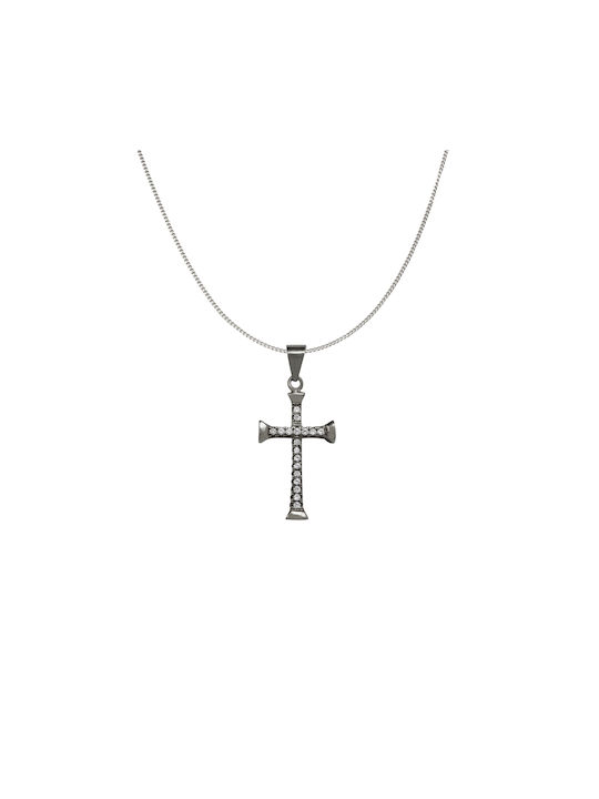 Tribute Women's Cross from Silver with Chain