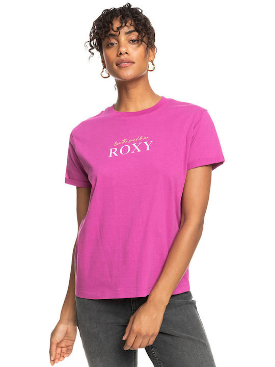 Roxy Noon Ocean Γυναικείο T-shirt Φούξια