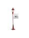 Inart LANTERN Decorative Lamp Lattern Red