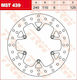 TRW Back Motorcycle Brake Disc for Husqvarna 701 Supermoto KTM 690 Enduro