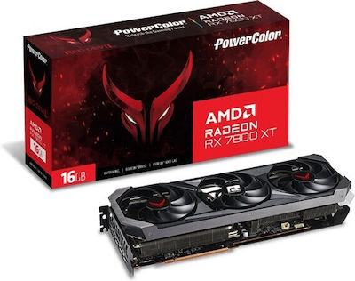 PowerColor Radeon RX 7800 XT 16GB GDDR6 Diavolul roșu OC Placă Grafică