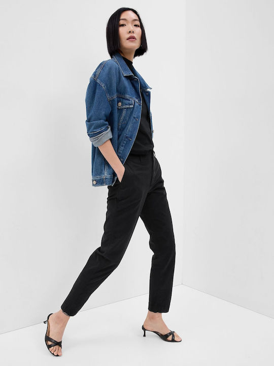 GAP Femei Bumbac Pantaloni Negru