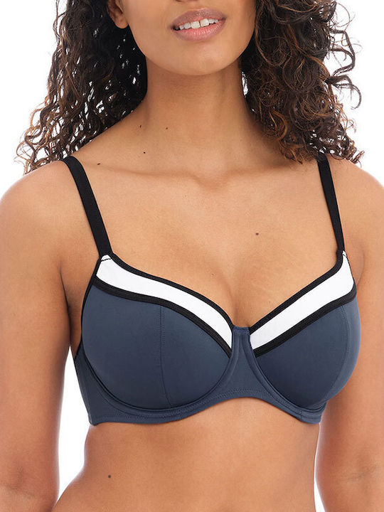 Freya Bikini Bra Blue