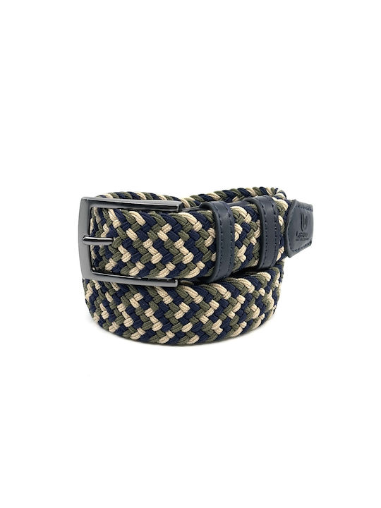 Legend Accessories Men's Knitted Elastic Belt Multicolour