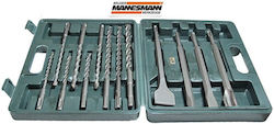 Mannesmann Spitzmeißel & Bohrer Set 1 Stück