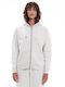 Emerson Women's Hooded Fleece Cardigan White