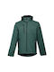 THClothes Zagreb Μπουφάν Εργασίας Softshell με Αποσπώμενη Κουκούλα Πράσινο