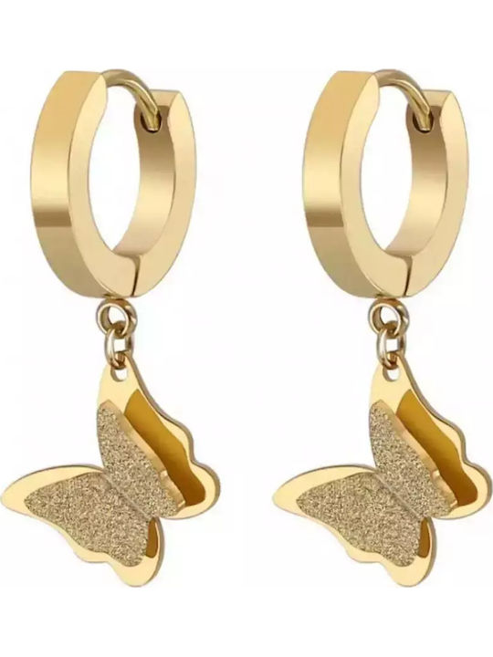 Bode Hypoallergenic Kids Earrings Butterflies from Steel