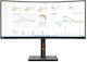 Lenovo ThinkVision T34w-30 Ultrawide VA Curved Monitor 34" 3440x1400 with Response Time 4ms GTG