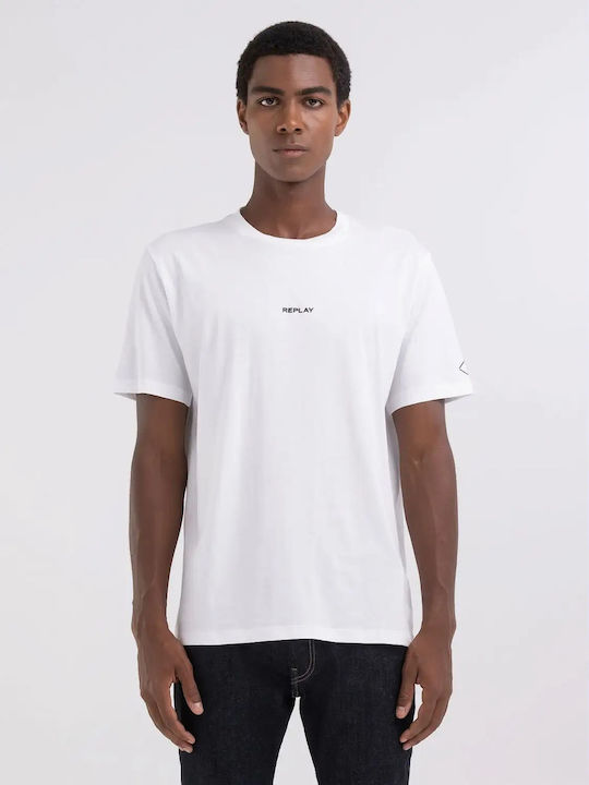 Replay Men's Short Sleeve T-shirt White