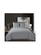 Sleeptime Duvet Cover Set Queen with 2 Pillowcases 240x220 Tokyo Dark Grey