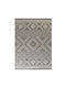Tzikas Carpets Novo Χαλί Εξωτερικού Χώρου Ορθογώνιο Ψάθινο Μαύρο-ασημί 133x190cm