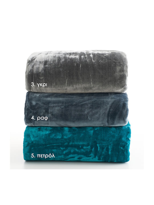 Charalambidis Textiles Κουβέρτα Βελουτέ Μονή 16...