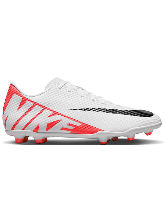 Nike Mercurial Vapor 15 Club FG/MG Χαμηλά Ποδοσφαιρικά Παπούτσια με Τάπες Λευκά