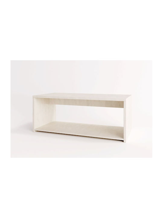 Rectangular Coffee Table Box Plus Silk Flow L110xW50xH40cm