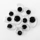 Ursus Craft Eyes 10pcs in White Color