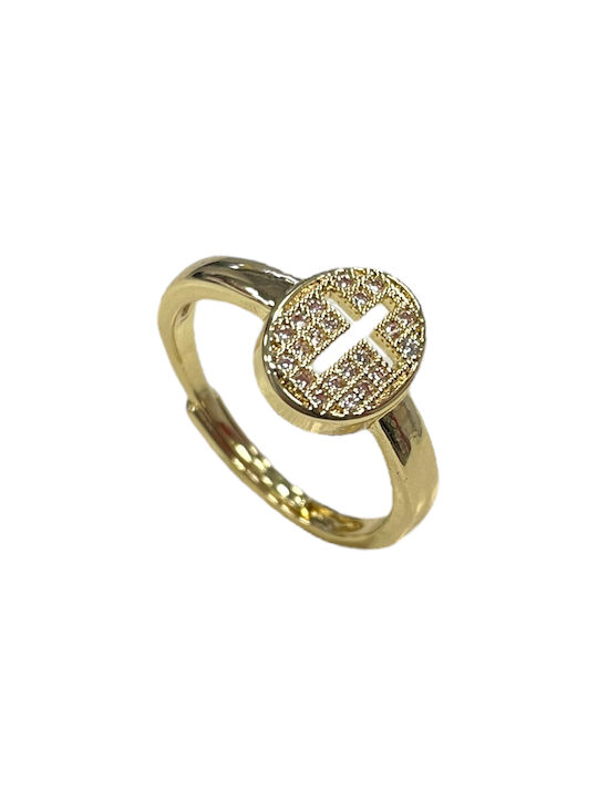 Intimonna Women's Gold Plated Ring