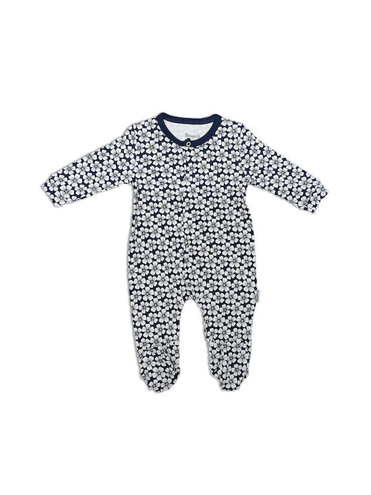 Miniworld Baby Bodysuit Long-Sleeved Navy Blue