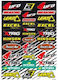 Blackbird Racing Αυτοκόλλητα Σετ Πολύχρωμο