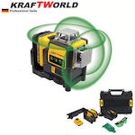 Kraftworld Autonivelant Linie Nivel cu laser Raza verde