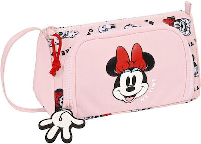 Safta Pencil Case with 1 Compartment Pink