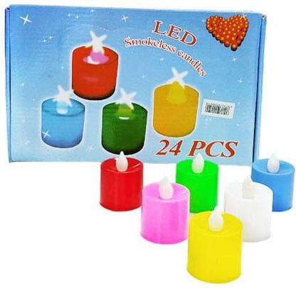 Candle Light Lustră Decorativă Lumânare 24buc