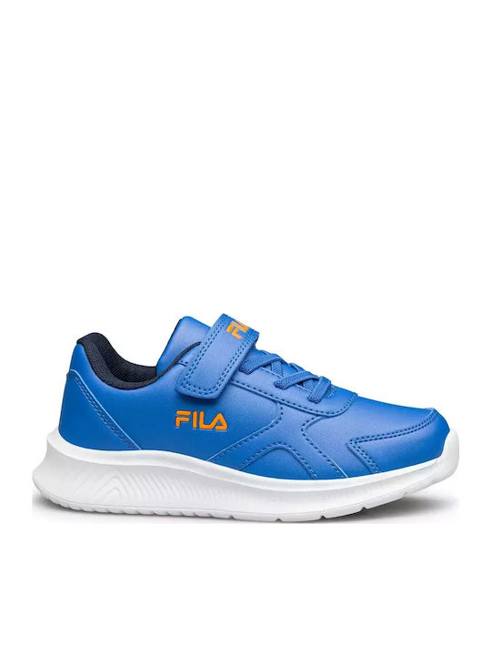 FILA Brett 4 V Παιδικά Sneakers με Σκρατς Μπλε